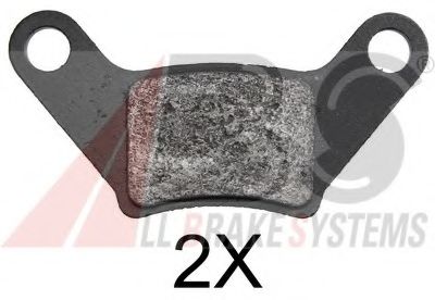 Комплект тормозных колодок, дисковый тормоз A.B.S. 37879