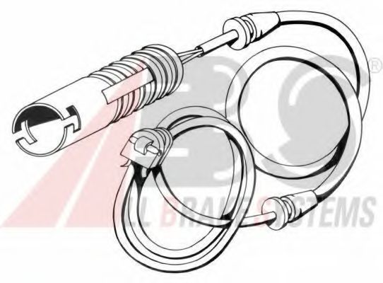 Сигнализатор, износ тормозных колодок A.B.S. 39529