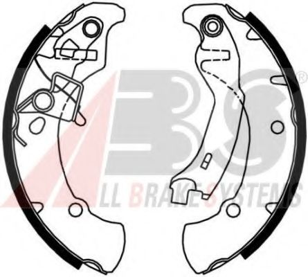 Комплект тормозных колодок A.B.S. 9072