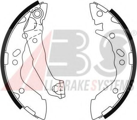 Комплект тормозных колодок A.B.S. 9106