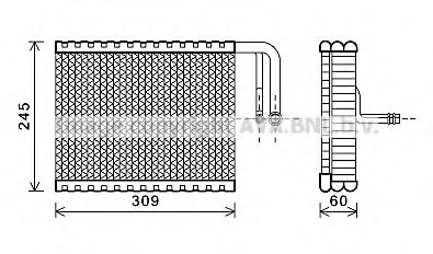 Испаритель, кондиционер AVA QUALITY COOLING BWV440