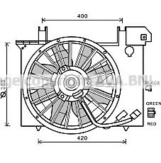 Вентилятор, охлаждение двигателя AVA QUALITY COOLING VO7512