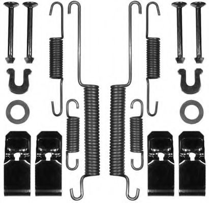 Комплект тормозов, барабанный тормозной механизм DELPHI 1061