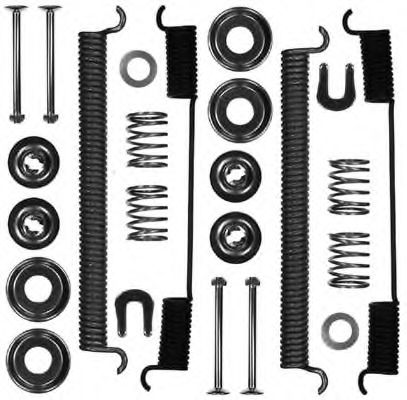 Комплект тормозов, барабанный тормозной механизм DELPHI 928