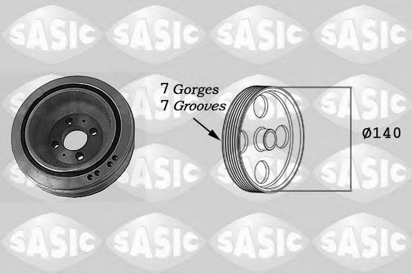 Ременный шкив, коленчатый вал SASIC 2156032