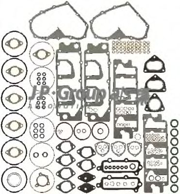 Комплект прокладок, двигатель JP GROUP 1618900512