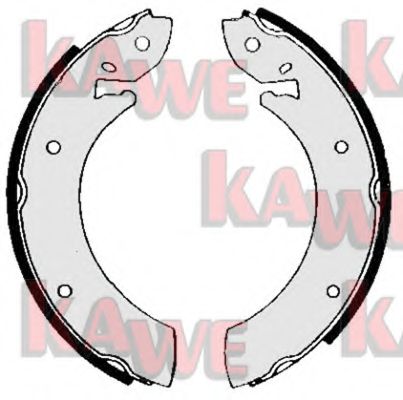 Комплект тормозных колодок KAWE 01050
