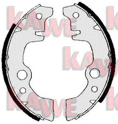 Комплект тормозных колодок KAWE 03010