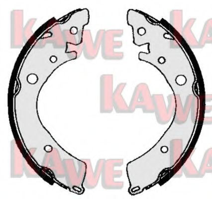 Комплект тормозных колодок KAWE 04350