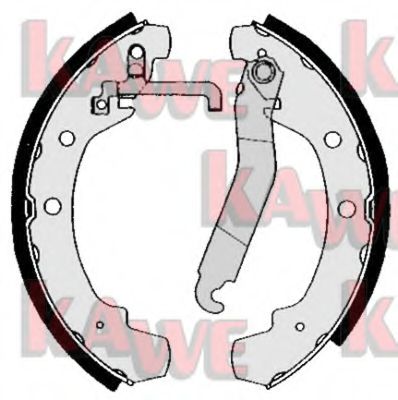 Комплект тормозных колодок KAWE 05000
