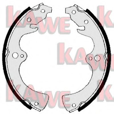 Комплект тормозных колодок KAWE 05310