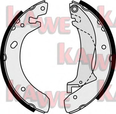 Комплект тормозных колодок KAWE 07510