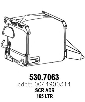 Сажевый / частичный фильтр, система выхлопа ОГ ASSO 530.7063