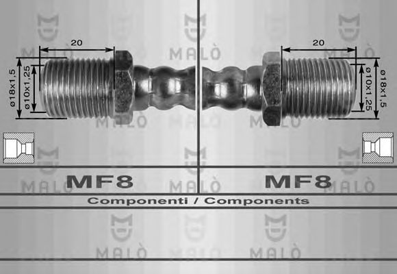 Тормозной шланг ORIGINAL IMPERIUM 23061