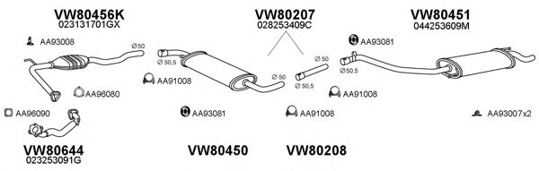 Система выпуска ОГ VENEPORTE 800640