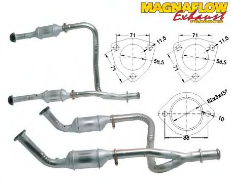 Катализатор MAGNAFLOW 84504