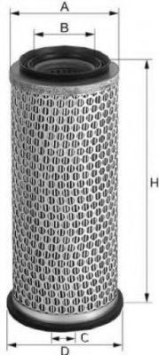 Воздушный фильтр UNIFLUX FILTERS XA1725