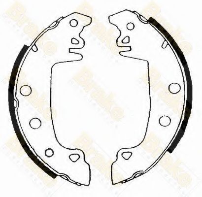 Комплект тормозных колодок Brake ENGINEERING SH1176