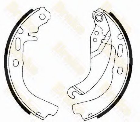 Комплект тормозных колодок Brake ENGINEERING SH2186