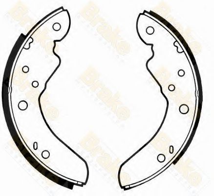 Комплект тормозных колодок Brake ENGINEERING SH2218