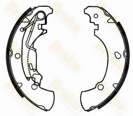 Комплект тормозных колодок Brake ENGINEERING SH2597