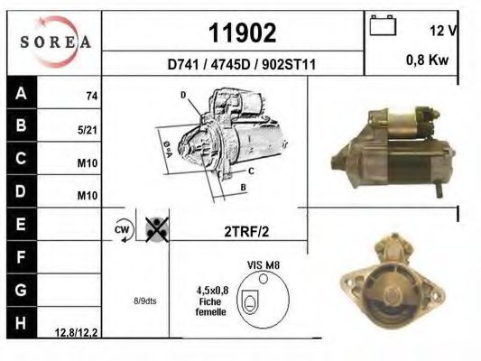 Стартер EAI 11902