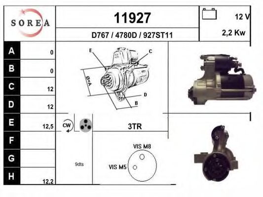 Стартер EAI 11927