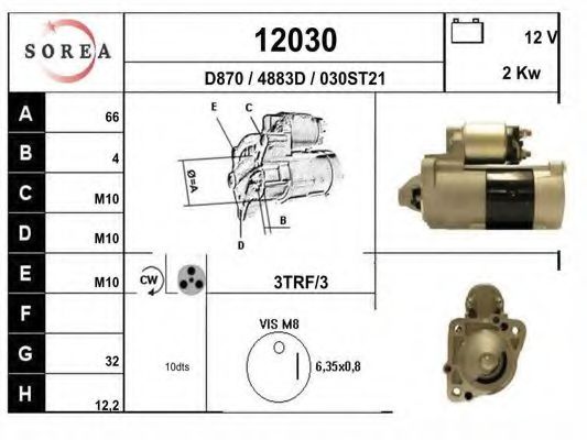 Стартер EAI 12030