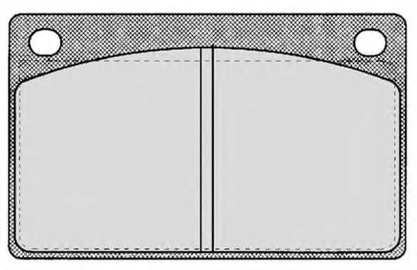 Комплект тормозных колодок, дисковый тормоз HAVAM 2611