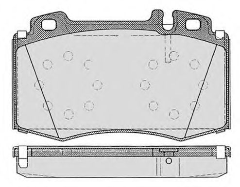 Комплект тормозных колодок, дисковый тормоз RAICAM RA.0791.0