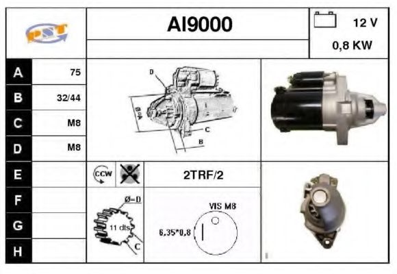 Стартер SNRA AI9000