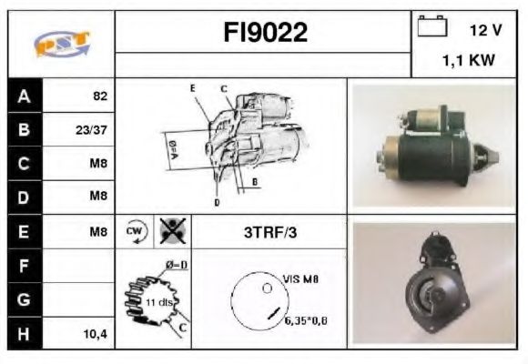 Стартер SNRA FI9022