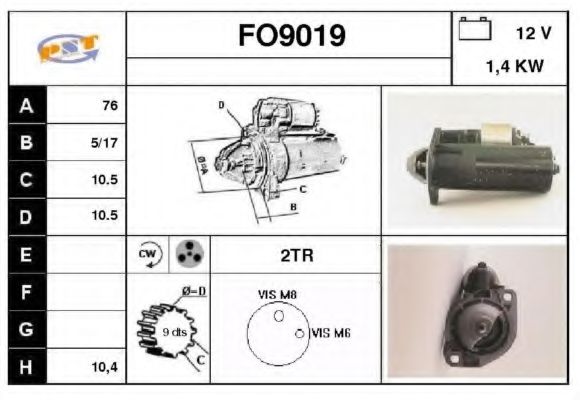 Стартер SNRA FO9019