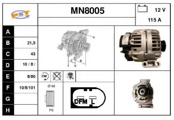 Генератор SNRA MN8005