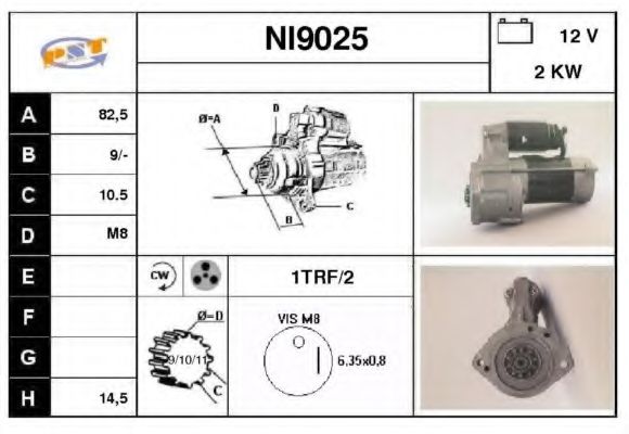 Стартер SNRA NI9025