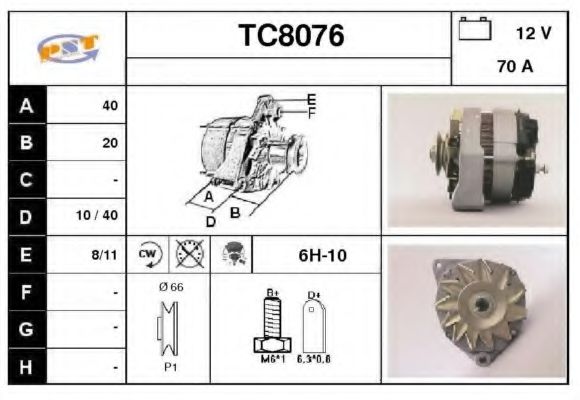 Генератор SNRA TC8076