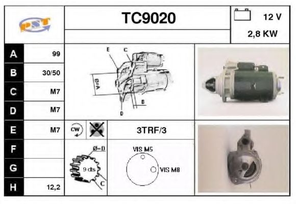 Стартер SNRA TC9020