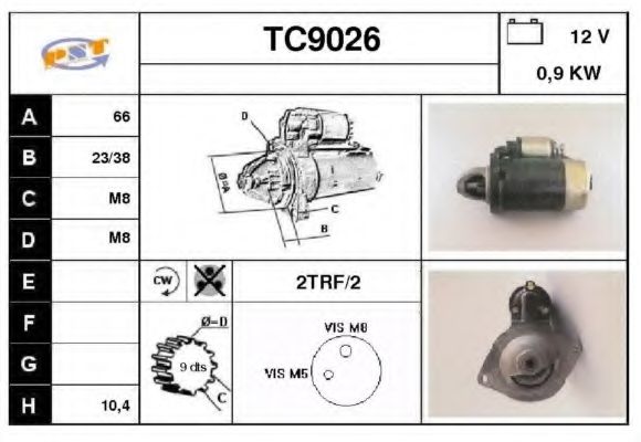 Стартер SNRA TC9026