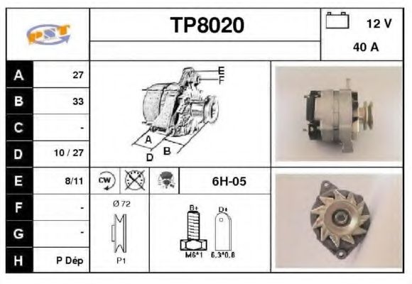Генератор SNRA TP8020