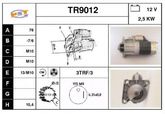 Стартер SNRA TR9012