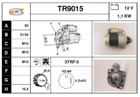 Стартер SNRA TR9015