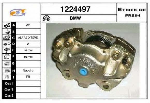 Тормозной суппорт SNRA 1224497