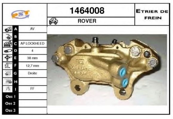 Тормозной суппорт BUDWEG CALIPER 34157