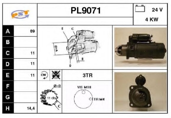 Стартер SNRA PL9071