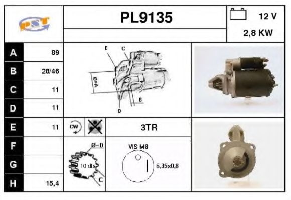Стартер LUCAS ELECTRICAL 26405