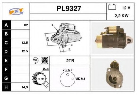 Стартер SNRA PL9327