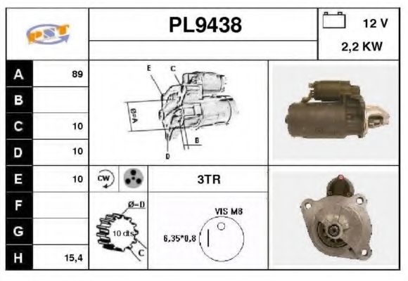 Стартер SNRA PL9438