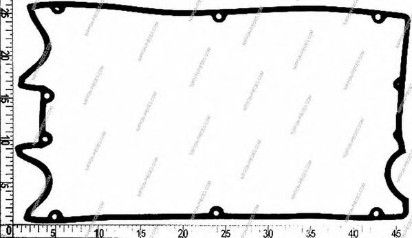 Прокладка, крышка головки цилиндра NPS M122I12