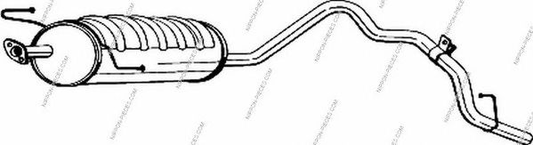 Система выпуска ОГ NPS T430A63