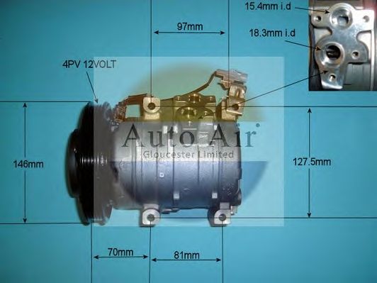 Компрессор, кондиционер AUTO AIR GLOUCESTER 14-0093